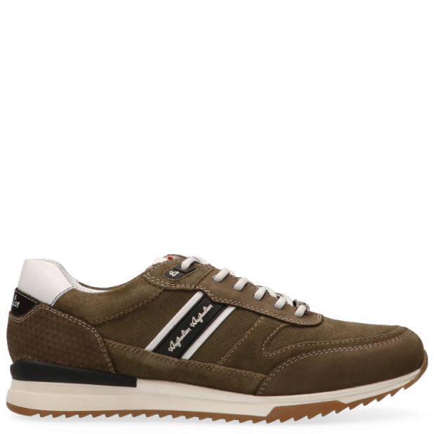 Australian Footwear Filmon Leather Trainers Green